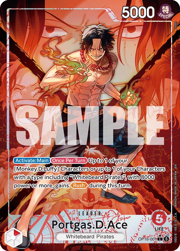 Portgas.D.Ace (001) (Alternate Art) [OP16 - OP16-001] – Phantasma
