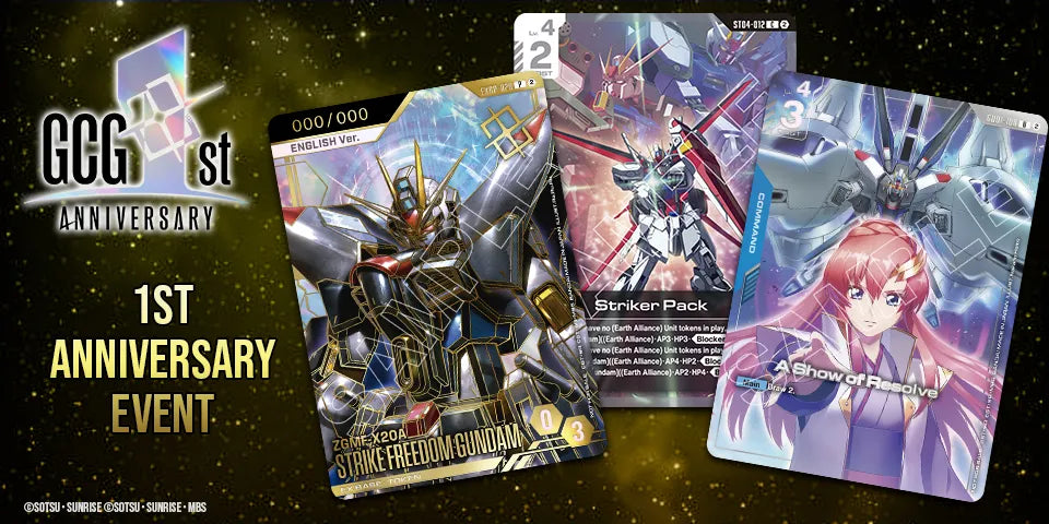 GUNDAM CARD GAME 1st Anniversary Event 09/12 5pm
