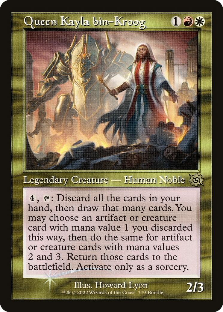 Queen Kayla bin-Kroog (Retro Frame) (BRO Bundle)