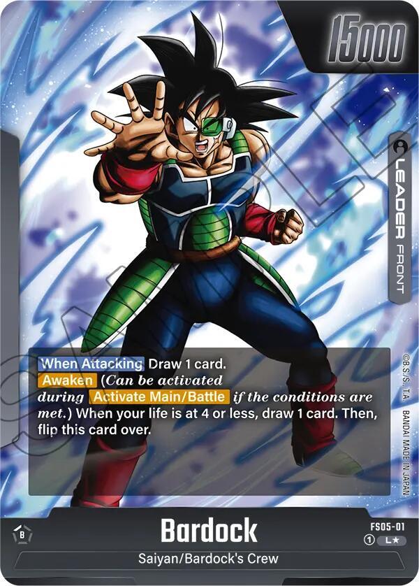 Bardock - FS05-01 (Gold) (Back)