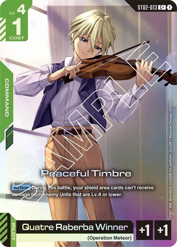 Peaceful Timbre (C+)