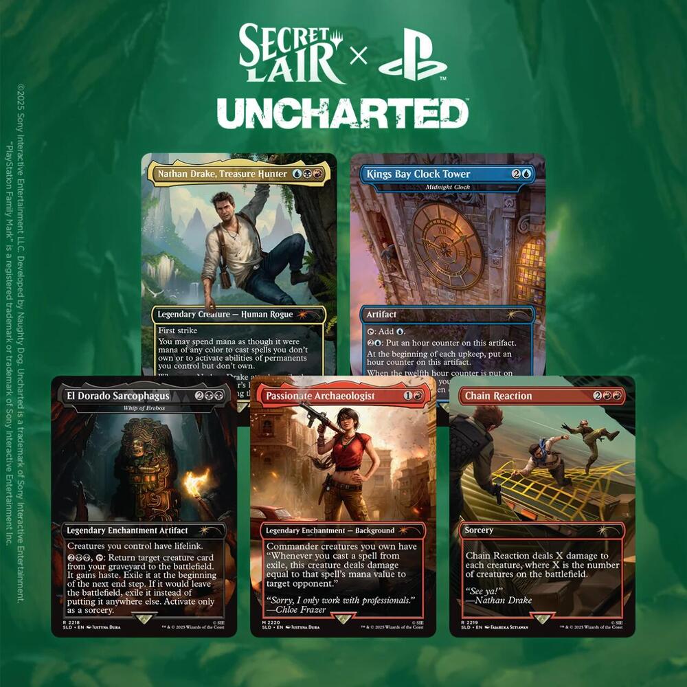 MTG Secret Lair x Uncharted -Uncharted- Non Foil