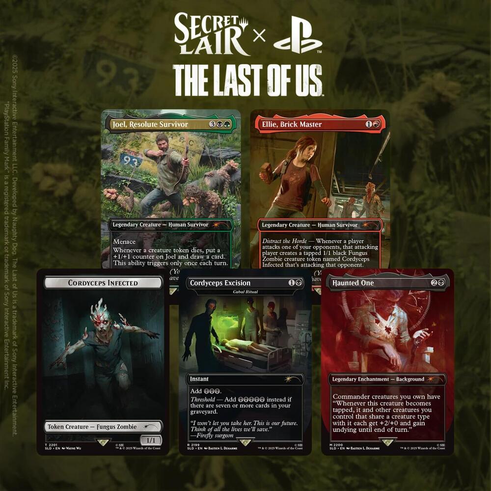 MTG Secret Lair x The Last of Us -Part 1- Non Foil