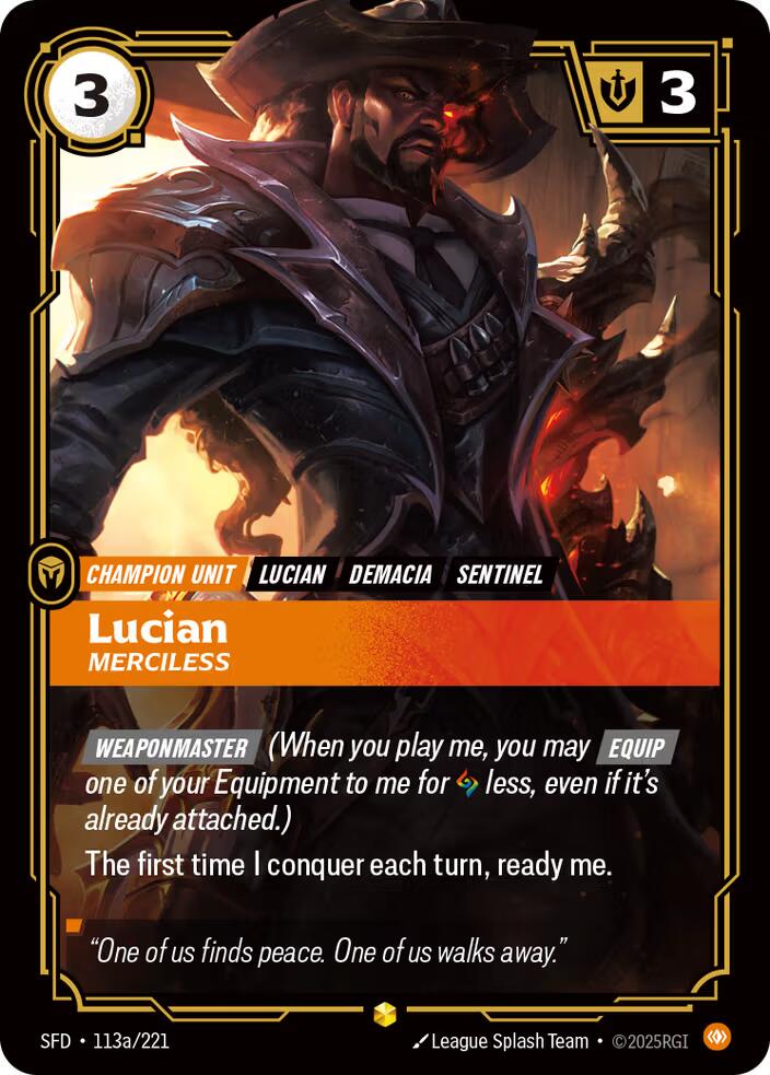 Lucian - Merciless (Alternate Art)