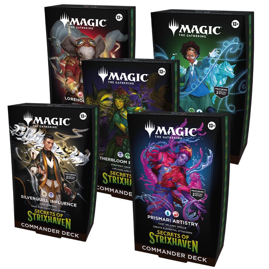MTG Secrets of Strixhaven Commander Decks (5 kinds)