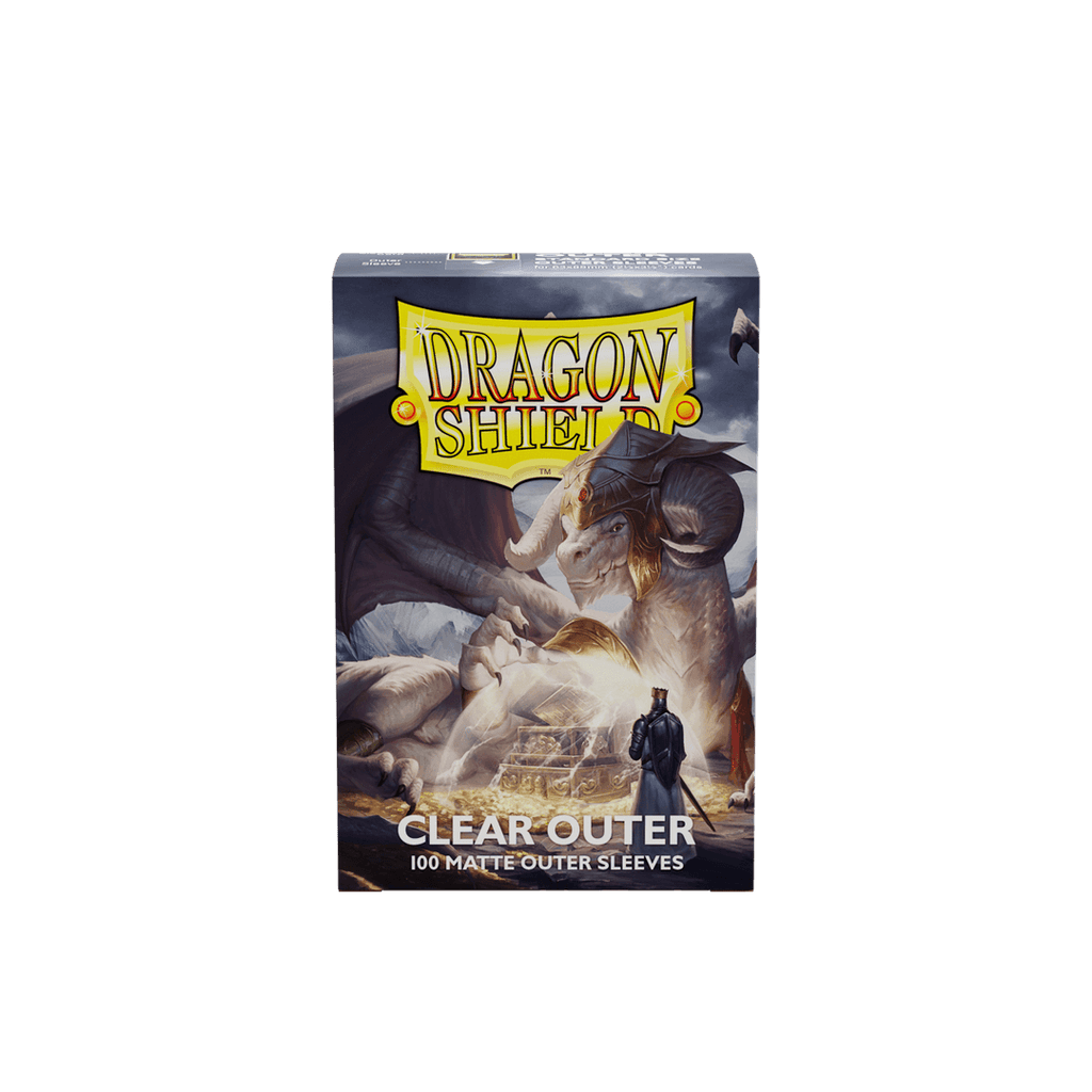 Dragon Shield 100ct Outer Sleeves Matte Clear