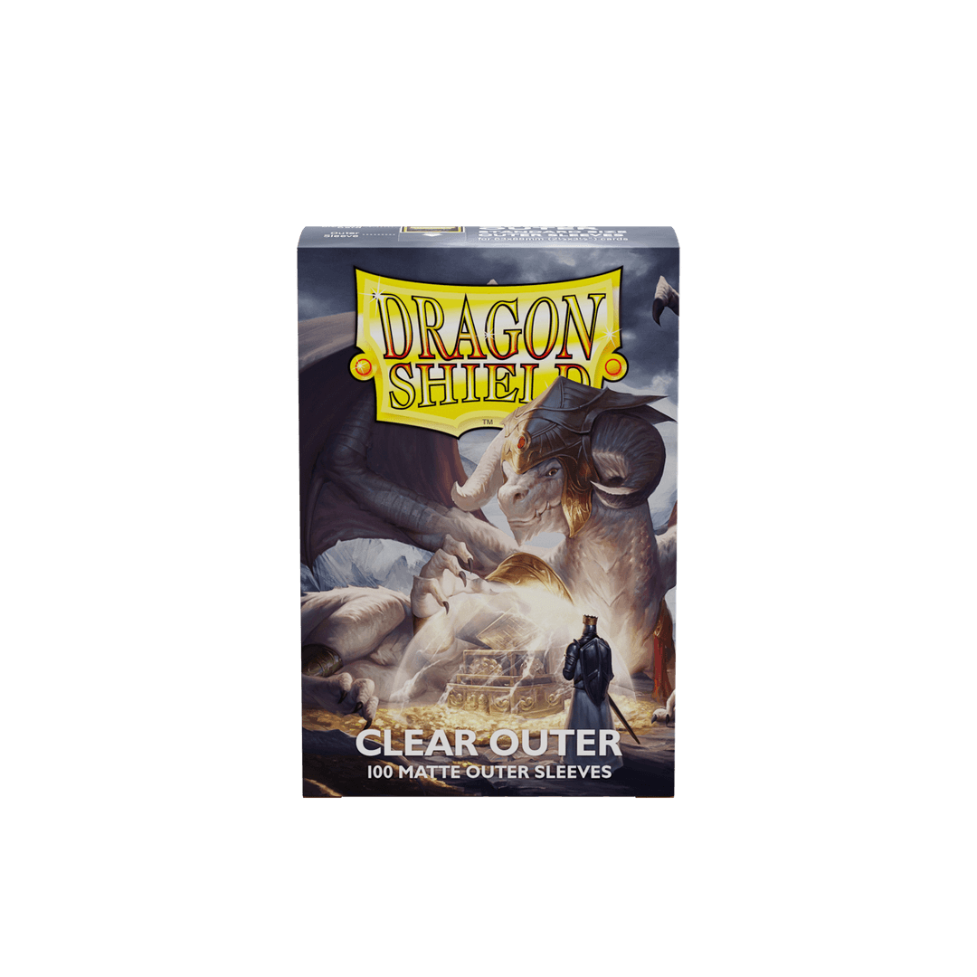 Dragon Shield 100ct Outer Sleeves Matte Clear