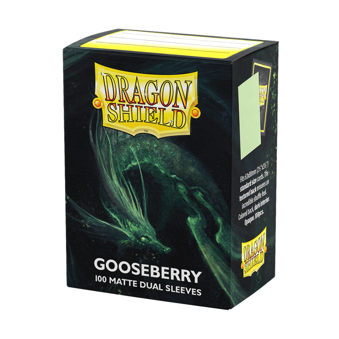 Dragon Shield 100ct Box Matte Dual Gooseberry