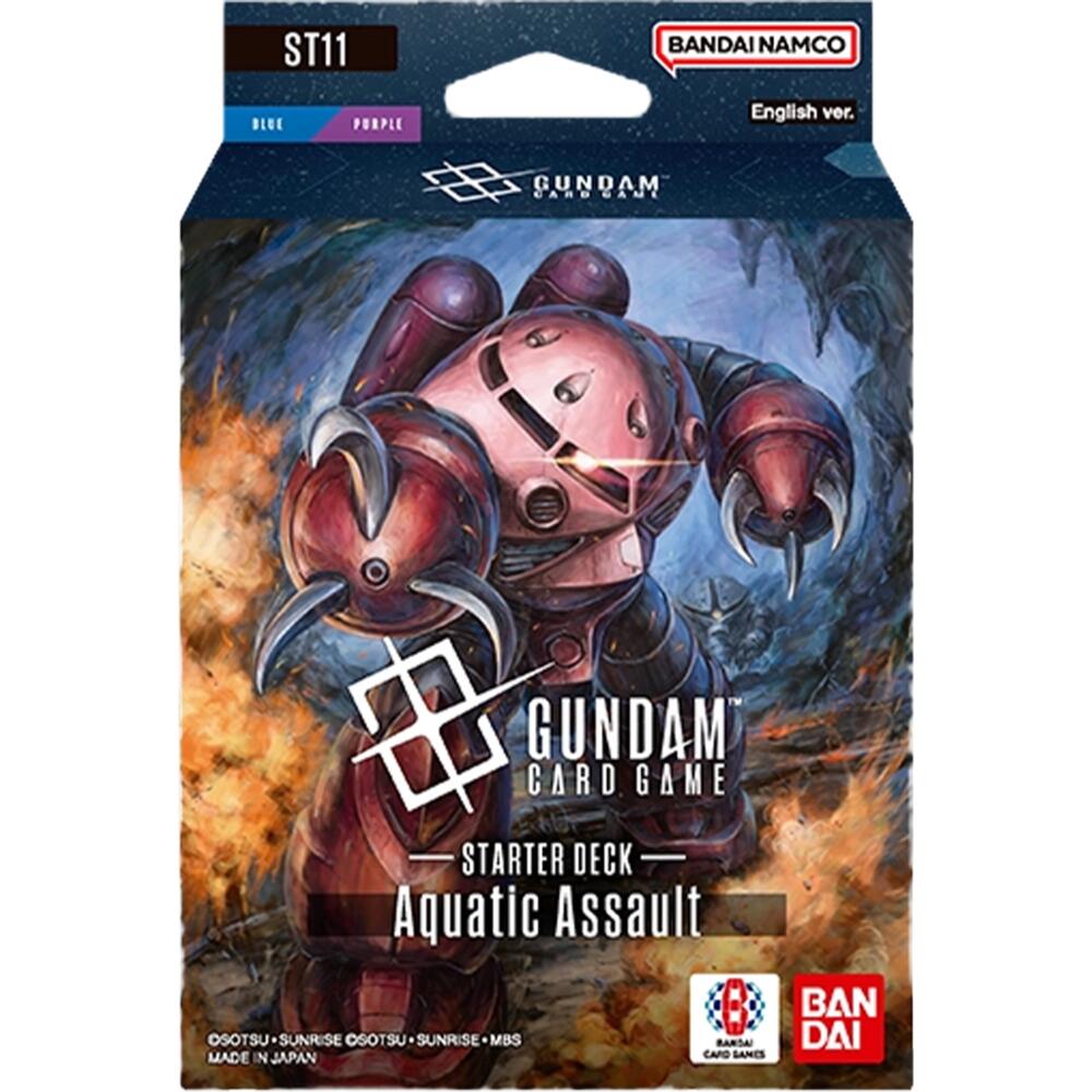 Gundam Card Game Starter Deck 11: Aquatic Assault - Starter Deck 11: Aquatic Assault (ST11)