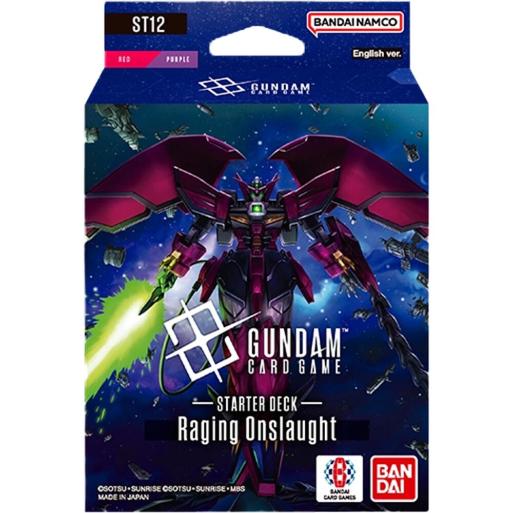 Gundam Card Game Starter Deck 12: Raging Onslaught - Starter Deck 12: Raging Onslaught (ST12)