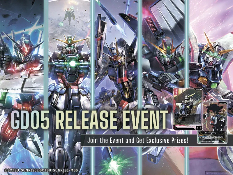 GUNDAM CARD GAME GD05 Booster Pack Release Event 07/25