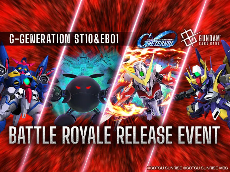 GUNDAM CARD GAME G-GENERATION ST10 & EB01 Release Event 06/27