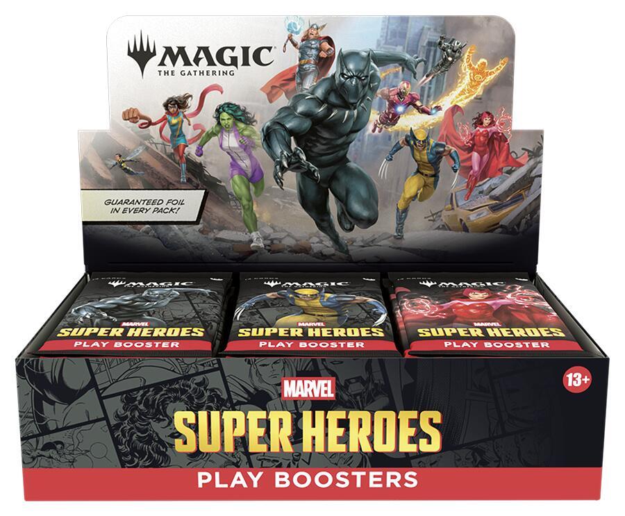 MTG Marvel Super Heroes - Play Booster Display