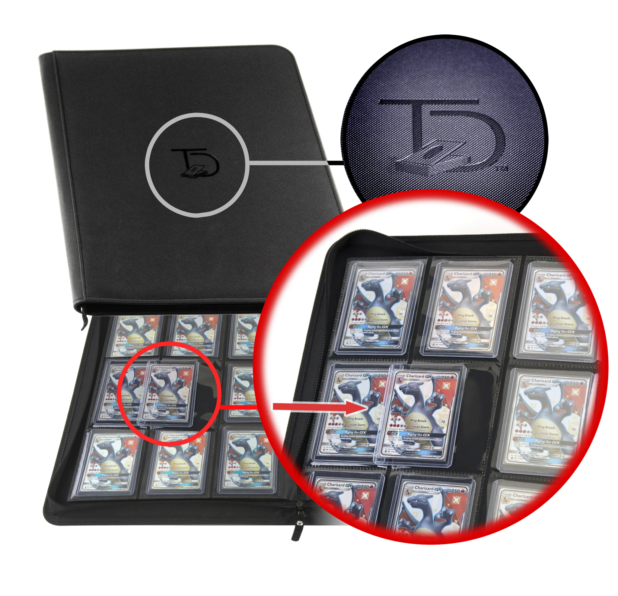 TopDeck Mini Binder | Holds 200+ Cards | (Black)