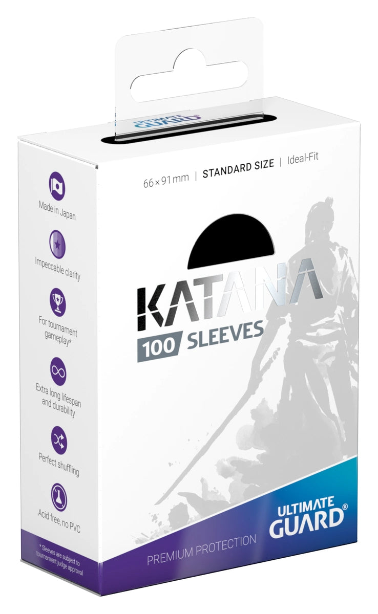Katana Sleeves Standard Size Black (100 ct.)
