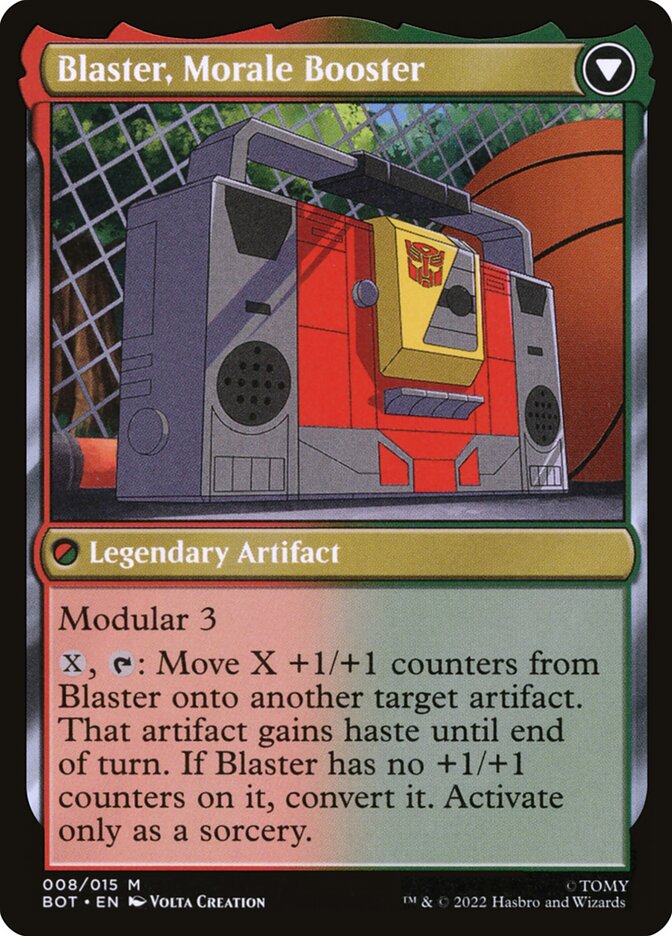 Blaster, Combat DJ (Back)