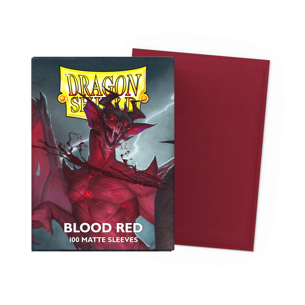 Dragon Shield 100ct Box Matte Blood Red
