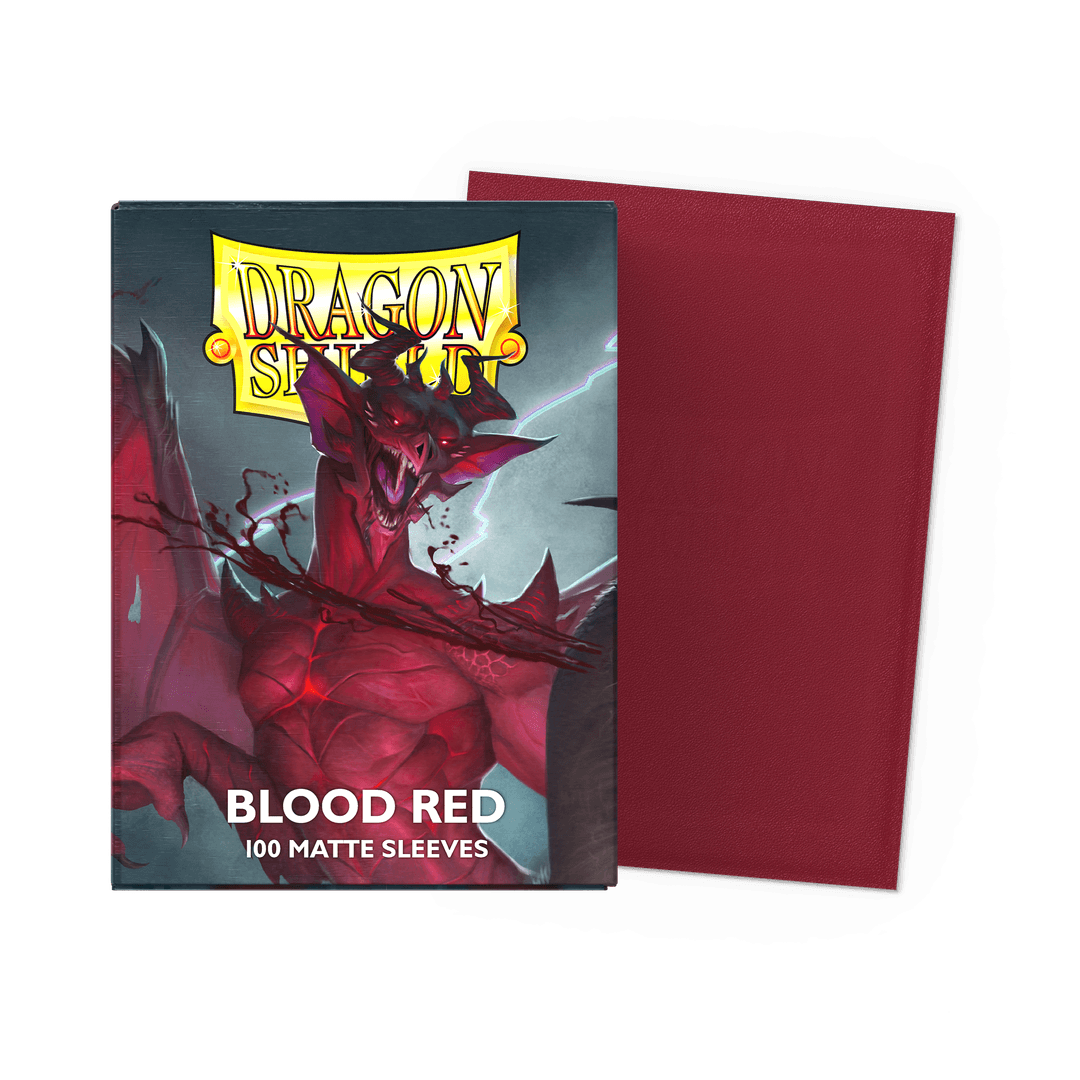 Dragon Shield 100ct Box Matte Blood Red